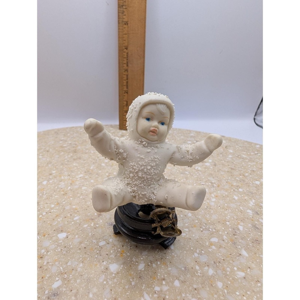 Dept 56 Snowbaby Collection Winged Lite Up Clip Released 1986 Retired 1990 Rare